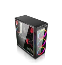 POWERBOOST VK-C12B USB 3.0 ATX, 4x12cm RGB FAN, SİYAH KASA (PSU YOK) - 1